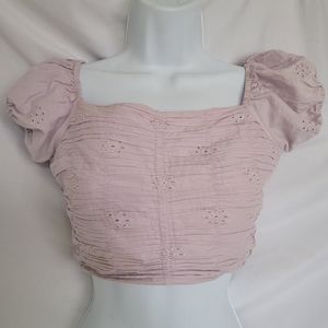 EUC Aeropostal Sexy Fairy Fairycore Cottagecore Crop Top Shirt Blouse